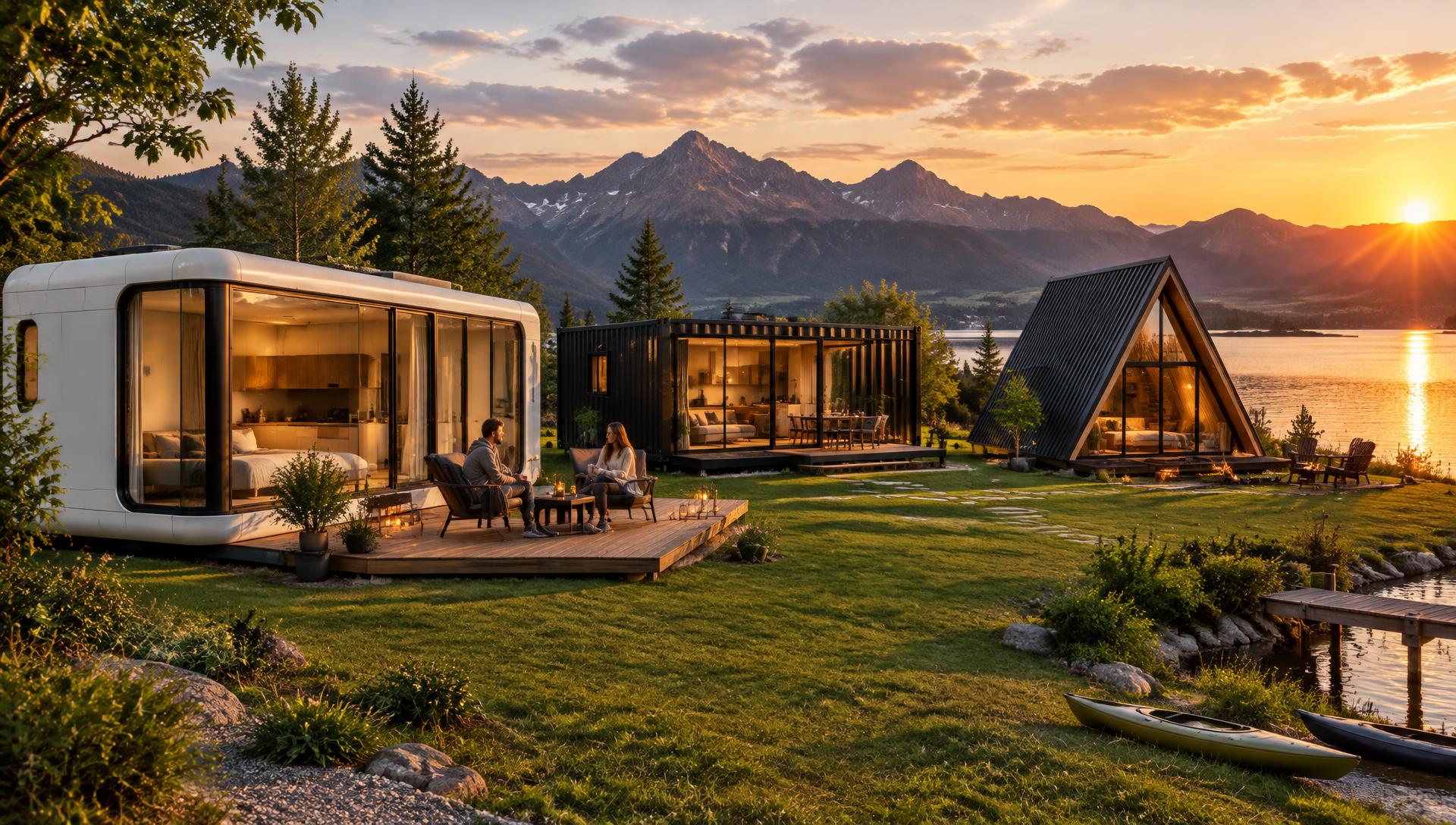BB BOX modular cabin by the water